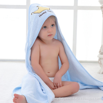 China Manufacturer 100% Cotton Baby Hooded Towel for Kids